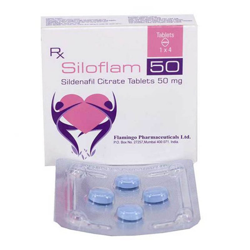 THUỐC CƯỜNG DƯƠNG SILOFLAM 100 ẤN ĐỘ 4 VIÊN CAO CẤP 