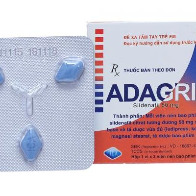Thuốc trị rối loạn cương dương Adagrin 
