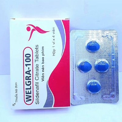 Thuốc chống rối loạn cương dương Welgra 100mg 