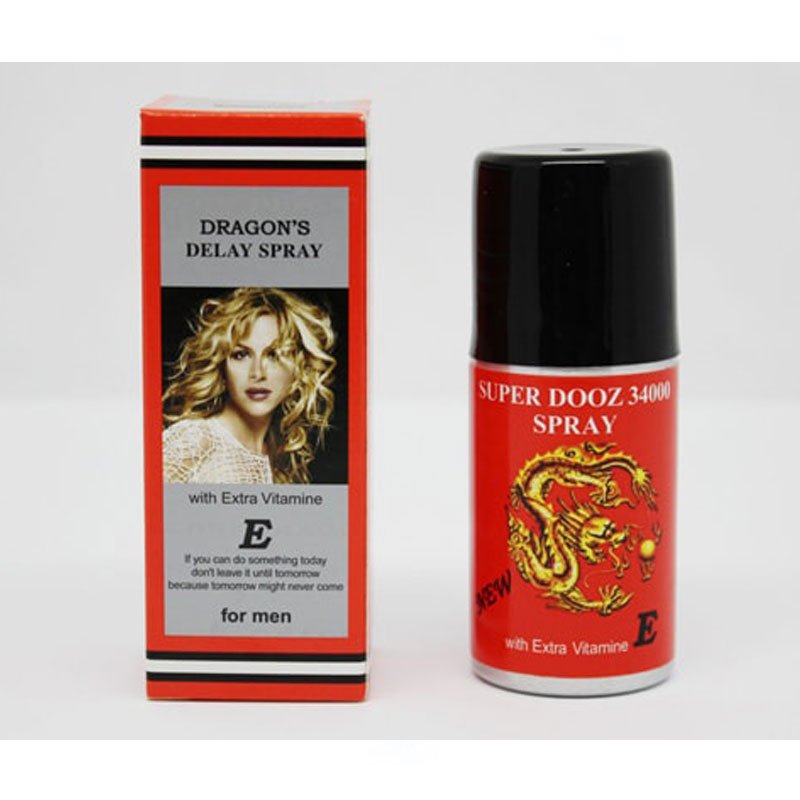 Thuốc xịt chống xuất tinh sớm Rồng Đỏ SUPER DOOZ 34000 SPRAY của Đức 