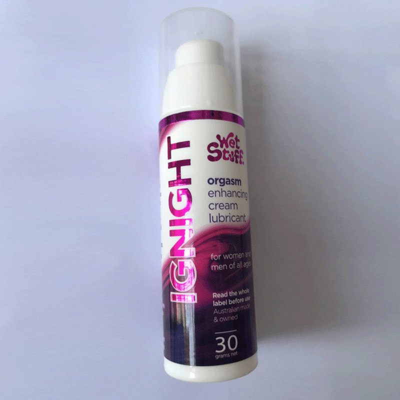 Kem bôi trơn tăng khoái cảm kích thích phụ nữ Wet Stuff Ignight 15ml Australia 