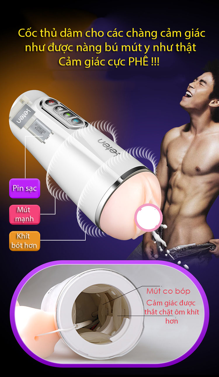 âm đạo giả cao cấp tự động co bóp khít bót