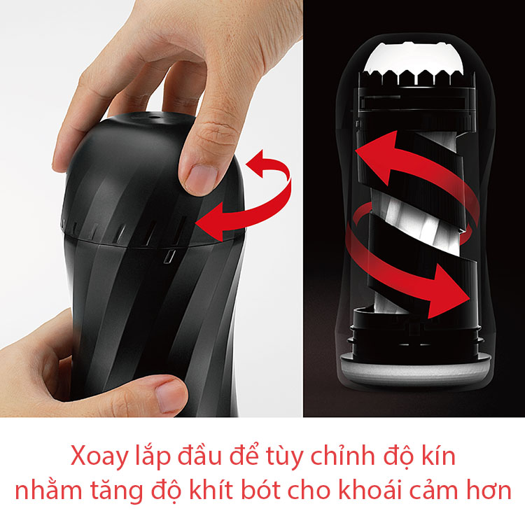 nut điều chỉnh Cốc thủ dâm cao cấp Tenga Airtech Twist