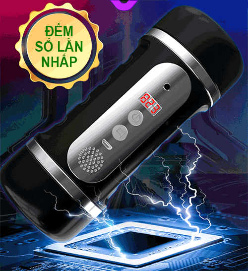 Cốc âm đạo 2 đầu rung rên cao cấp