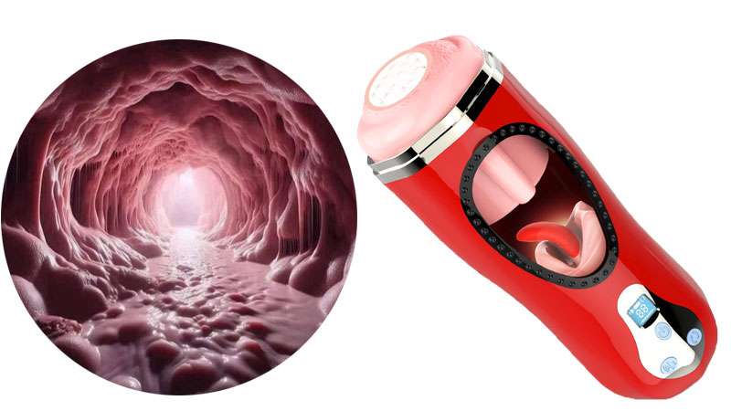 Cấu tạo gân gai bi trong âm đạo giả Masturbation Cup
