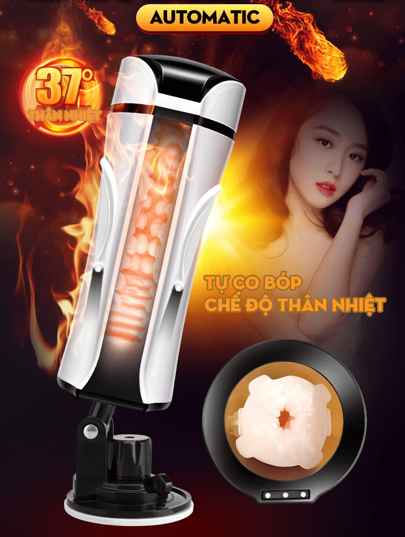 hình ảnh Âm đạo giả tự động tạo nhiệt Uzay