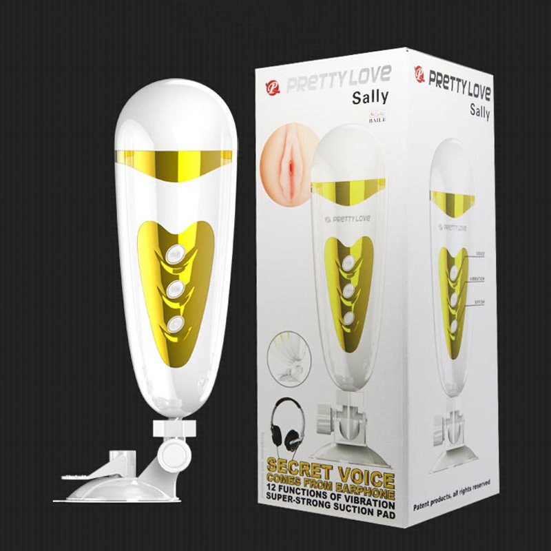  Cốc thủ dâm gắn tường rung rên cao cấp- Pretty Sally 