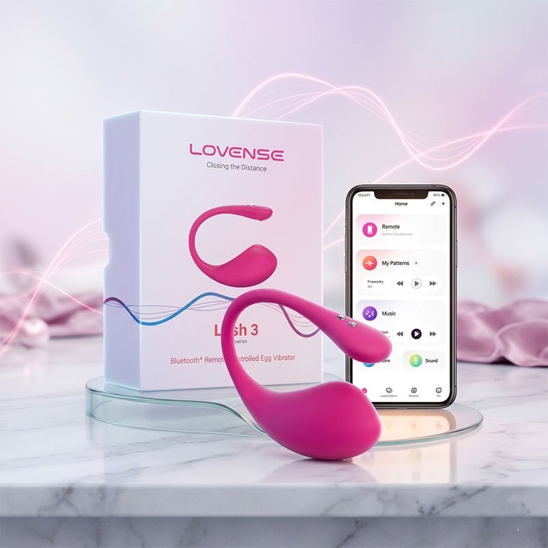 Dụng cụ trứng rung Lovense Lush 3 điều khiển xa bằng điện thoại 