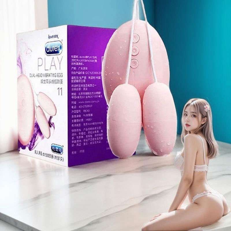 Trứng Rung 2 Đầu Durex Play Điều Khiển – “Lênh Láng” Vì Quá Sướng 