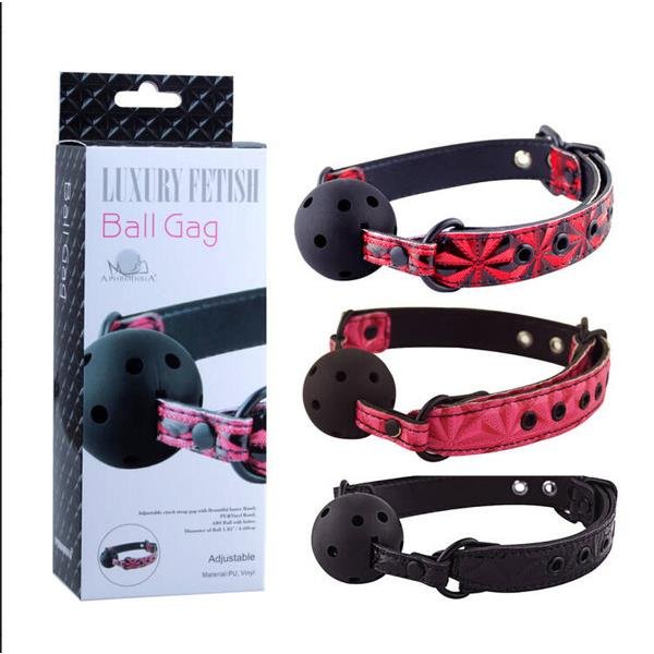 Sextoy bạo dâm trói khóa hàm bịt miệng 