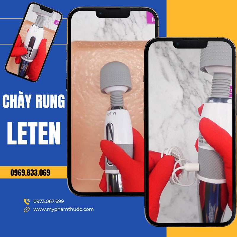 Chày rung kích âm đạo Leten Lightning AV Stick Chày rung kích âm đạo Leten Lightning AV Stick