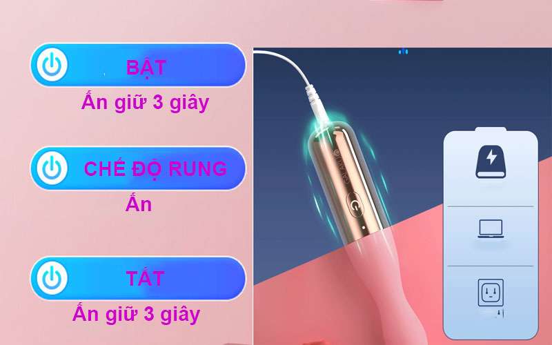 Cách sử dụng que rung kích hậu môn Galaku Cách sử dụng que rung kích hậu môn Galaku