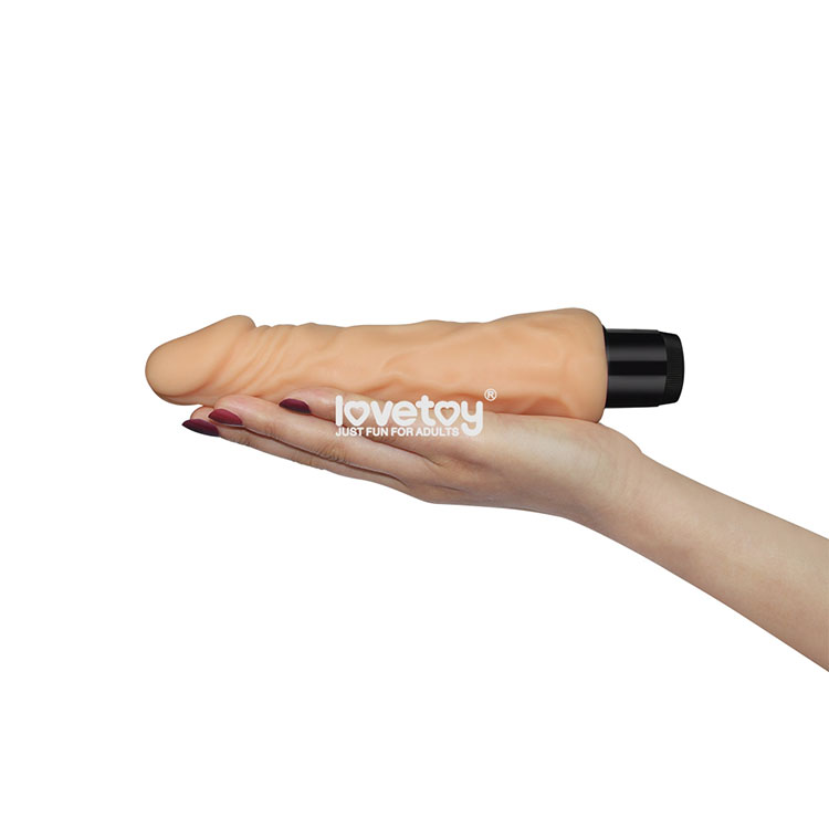 Dương vật silcon Realfeel có rung màu da