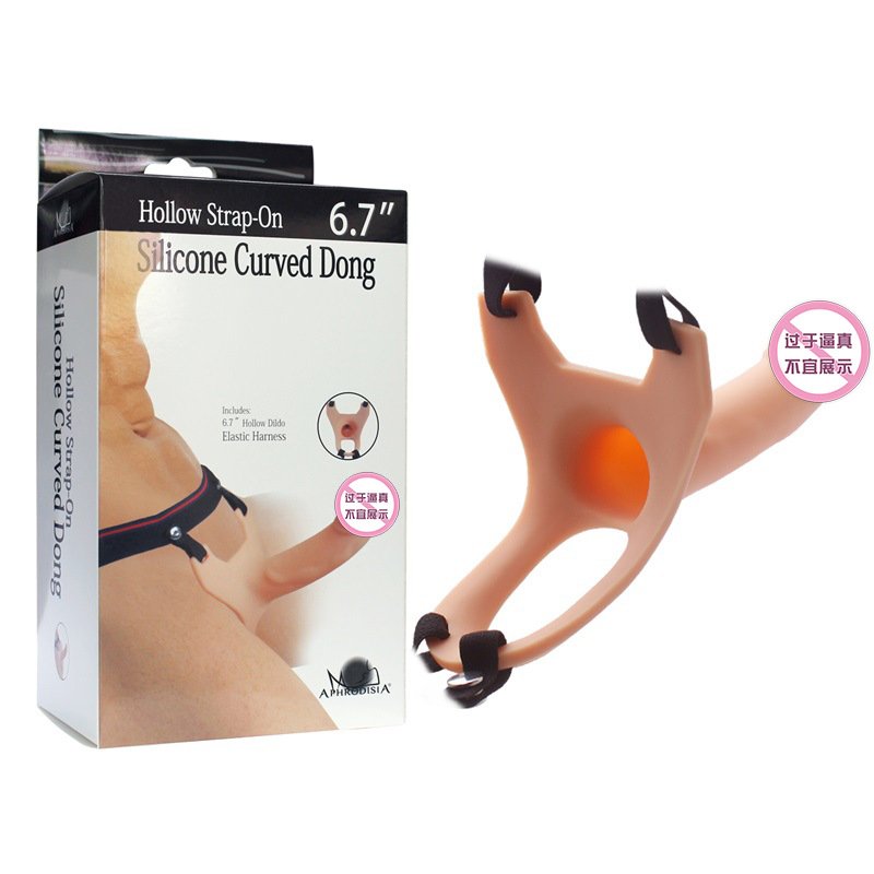 Dương vật giả dây đeo rỗng cao cấp 