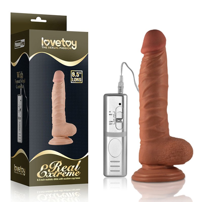  Dương vật Lovetoy 8,5 inch có rung 