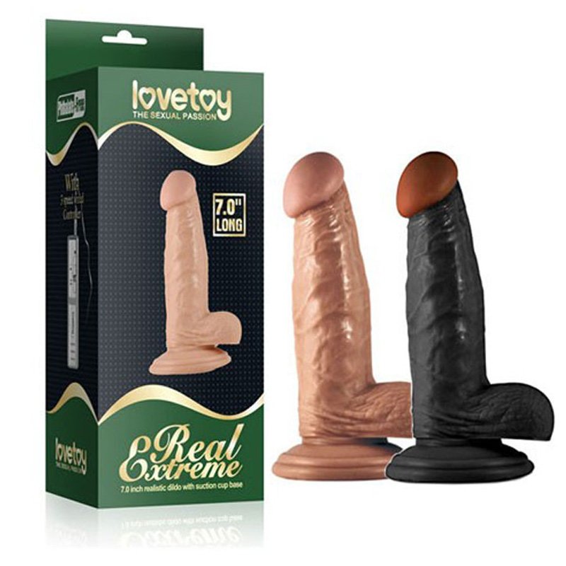  Dương vật giả có đế hít tường Lovetoy Real Extreme 7.0 inch 