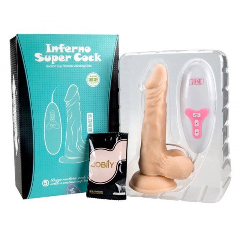  Dương vật giả có đế hít tường Supper Cock 