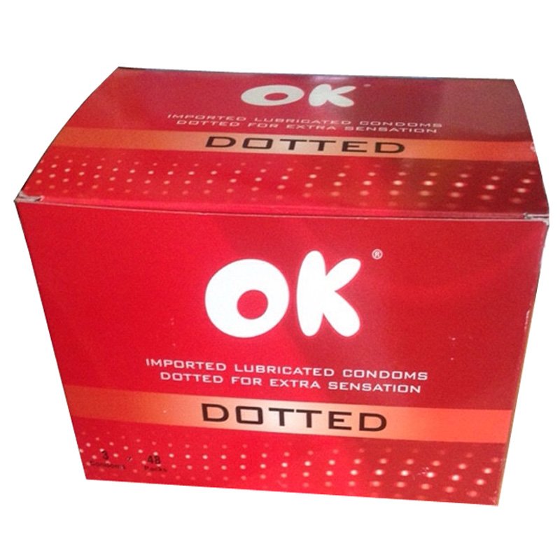  Bao cao su Ok Deluxe đỏ 100 chiếc 