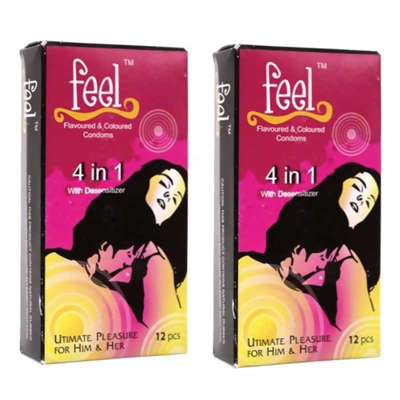 Hộp bao cao su Feel 4 in 1 